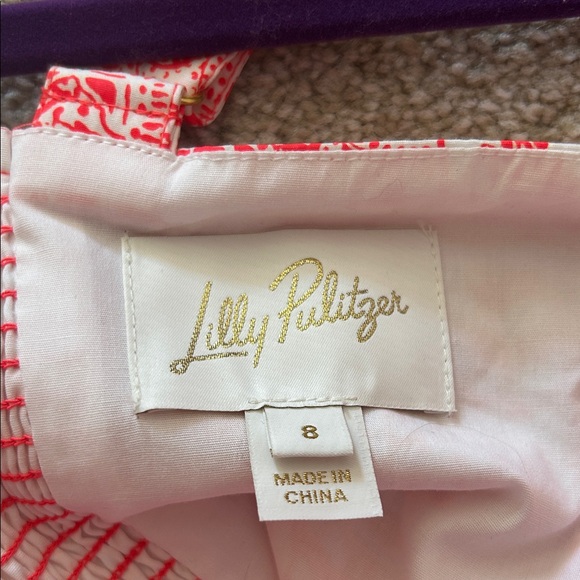 Lilly Pulitzer Red and White Dress - Picture 2 of 6